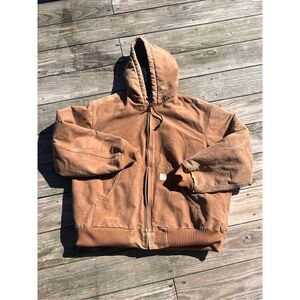 Carhartt Men’s XL 14806 sandstone brown vintage heavy weight barn chore jacket